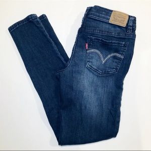 Levi’s skinny jeans with braided denim front pocket detail